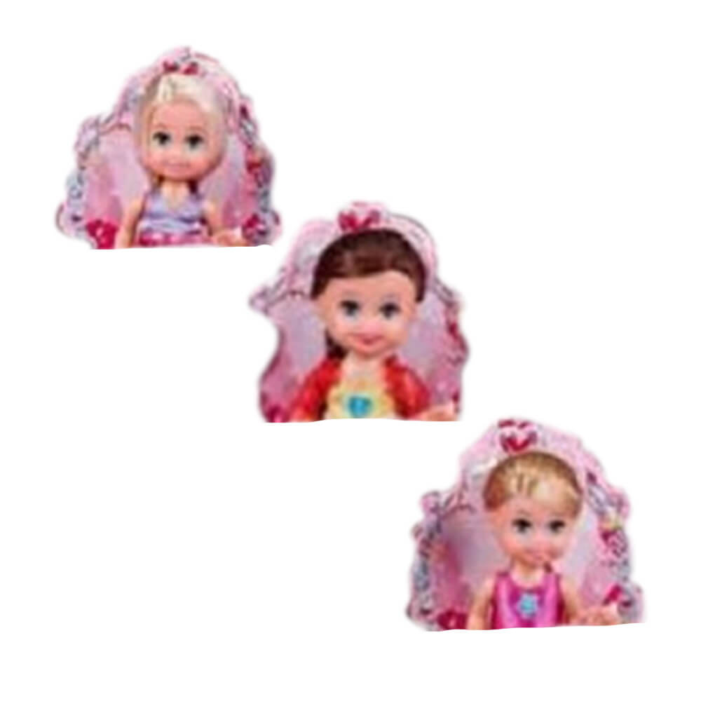 Sparkle Girlz 4.5 "Cupcake Doll Asorted (Losowy styl 1PC)