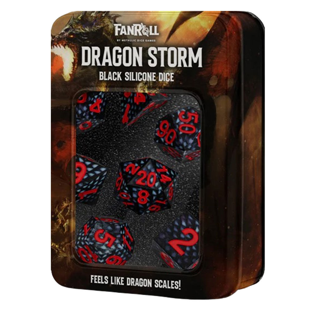 MDG Dragon Storm Scale Silicone Dice Set 16 mm