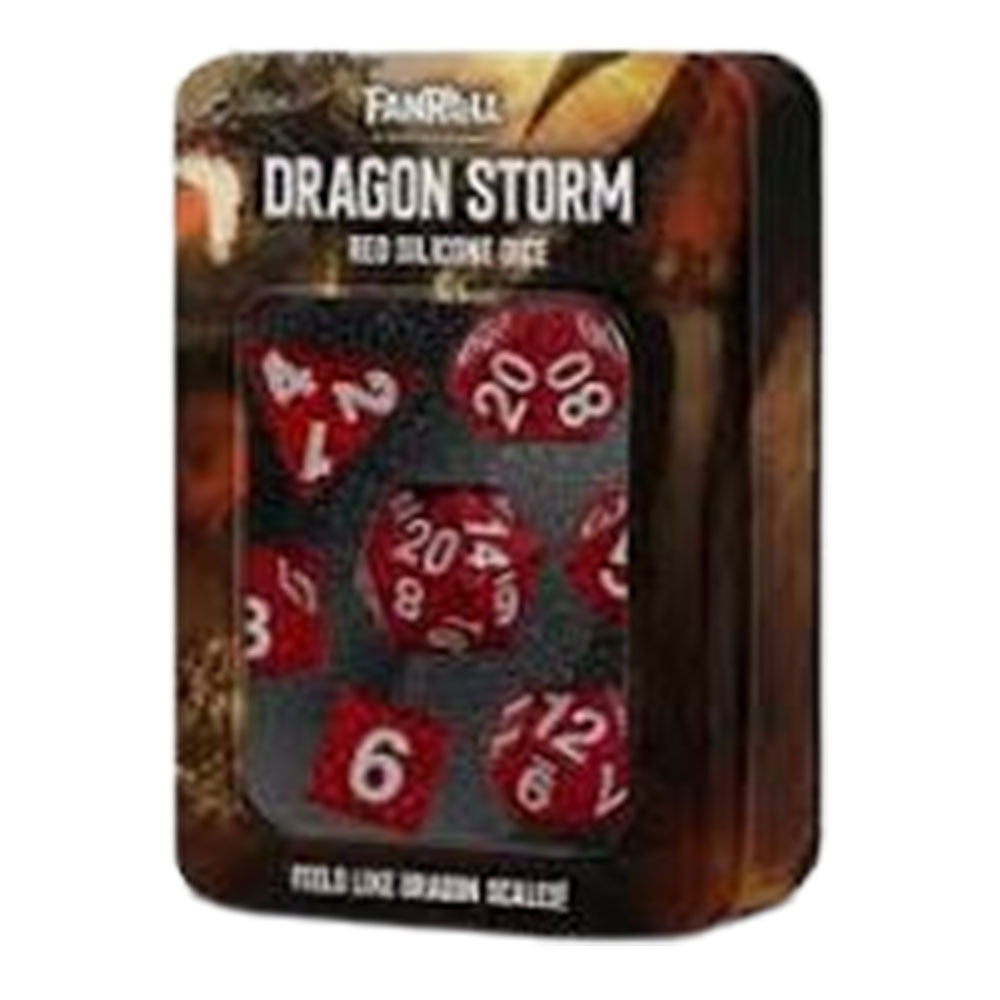 MDG Dragon Storm Scale Silicone Dice Conjunto de 16 mm