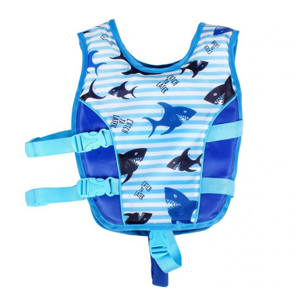 Gilet de natation pour enfants avec sangle anti-hauteur (39x32 cm)