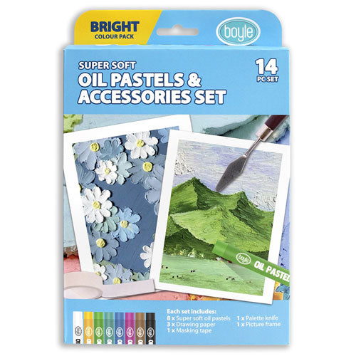 Oil Pastels and Accessories 14pc Set