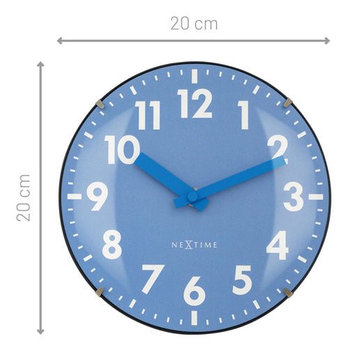 NeXtime Duomo Mini Table Clock 20cm (Blue)