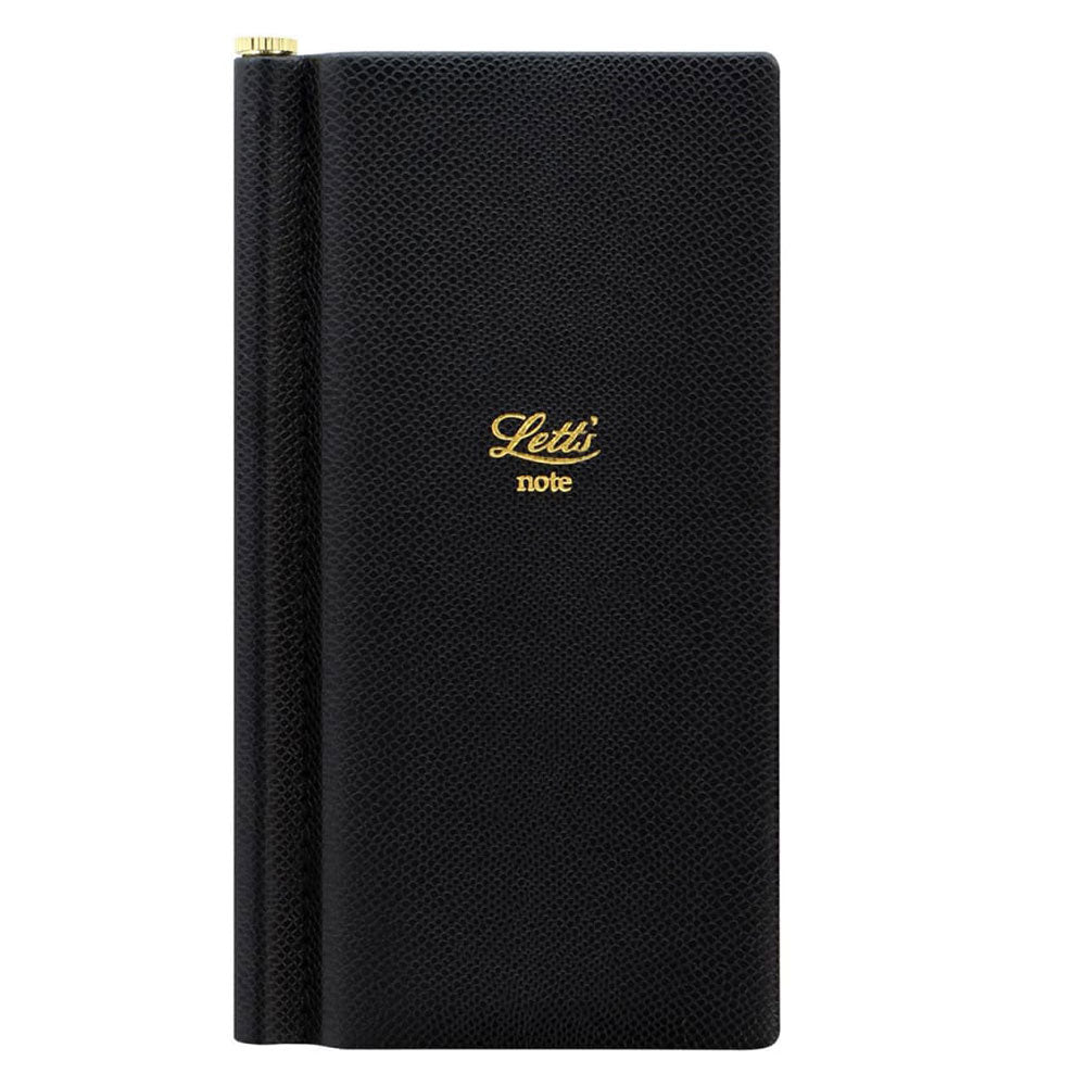 Letts Letts Héritage Slim Pocket Notebook avec stylo doré