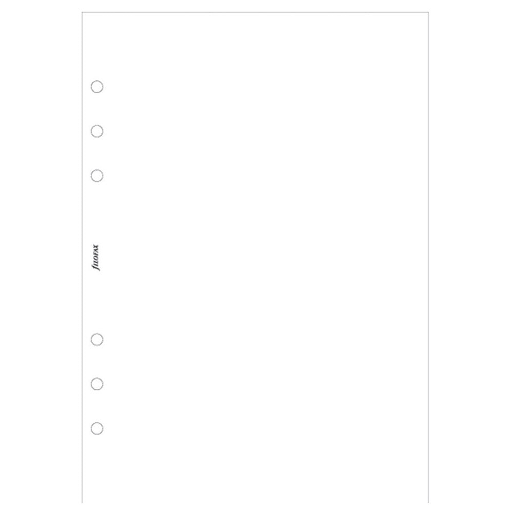 Filofax A5 Organiser Refill (White)