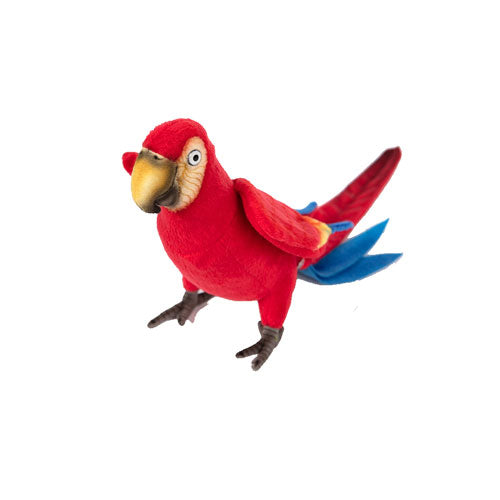 Realistic Macaw Bird Plush Toy 40cm (Scarlet)