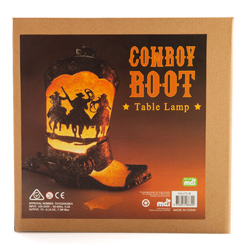 Lampe de table de cowboy cowboy