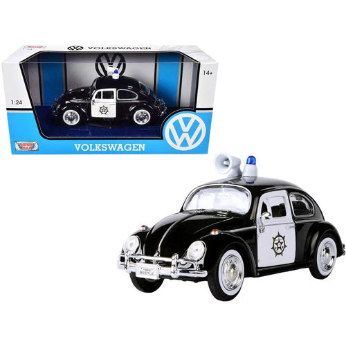 VW Beetle Police 1:24 Model Car