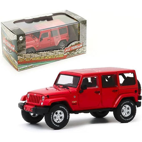 2017 Firecracker Jeep Wrangler 1:43 Model Car (Red)