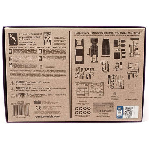1969 Ford Torino Cobra Fastback Plastic Kit 1:25 Scale