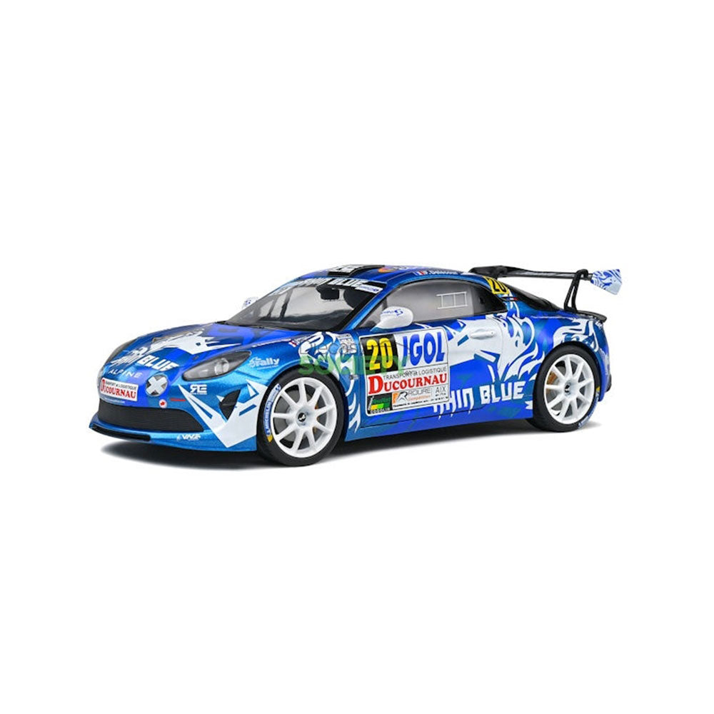 Alpine A110 Rallye Rallye du var 2021 1/18 skalmodell