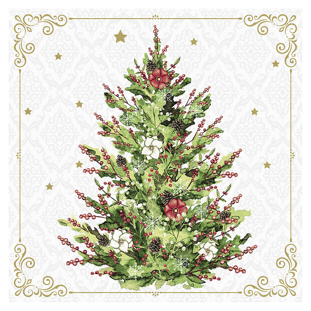 Paper+Design Christmas Tree Luncheon Napkins