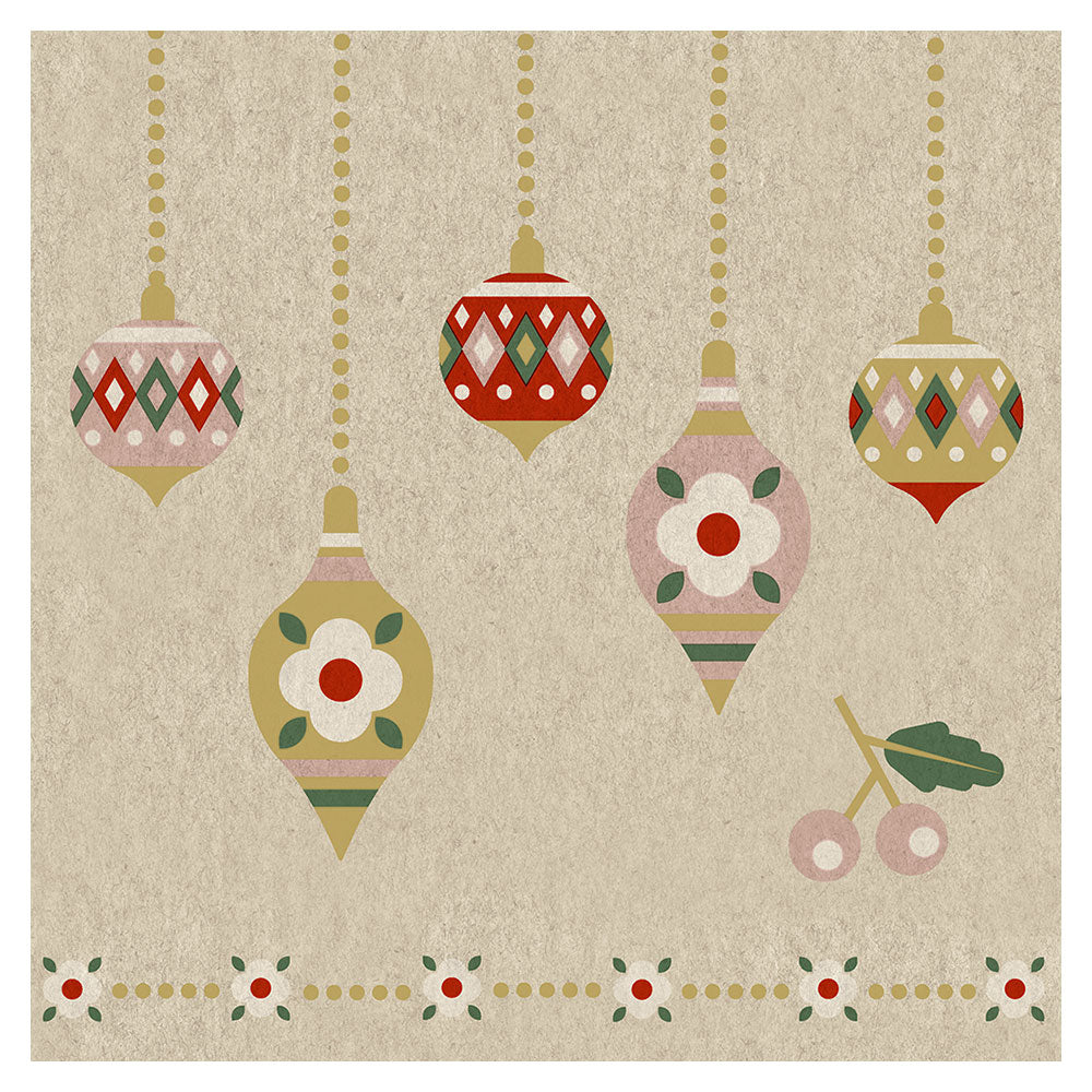 Papper+Design Jul Baubles Luncheon Servetter