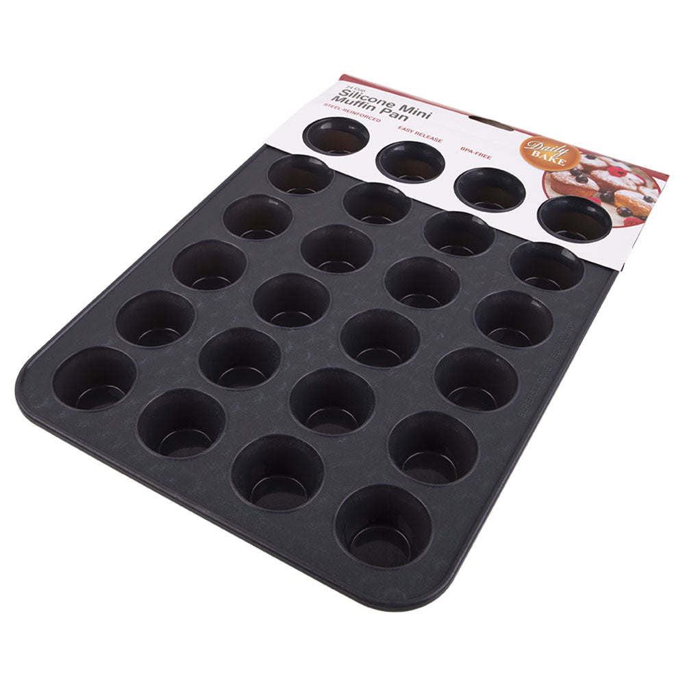 Panna per muffin da 24 tazze al silicone giornaliero.