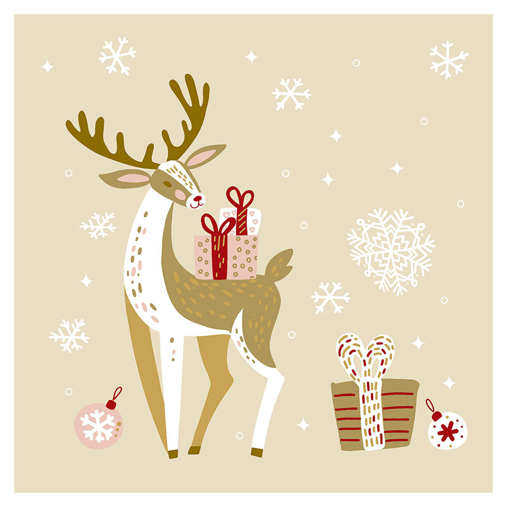 Papper+Design Jul Deer Luncheon Servete