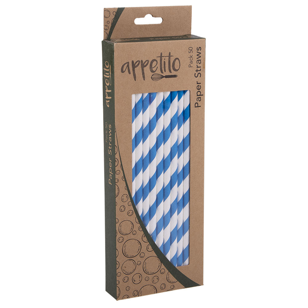 Appetito Paper Straws (pakke med 50)