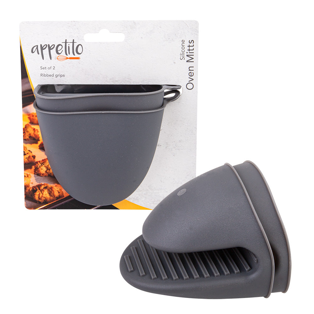 Appetito Silicone Oven Mitts (set van 2)