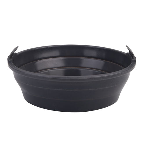 Silicone Round Collapsible Air Fryer Basket 22cm (Charcoal)