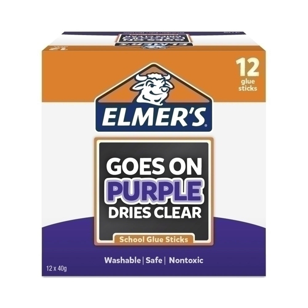 Elmers Purple Glue Stick 40G