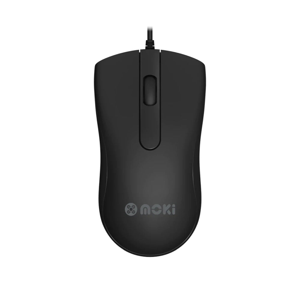 Souris optique Moki USB (noir)