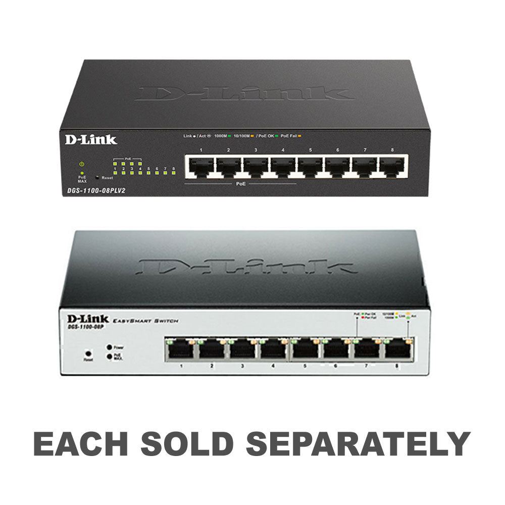 D-Link 8-Port Gigabit Smart Managed PoE Switch