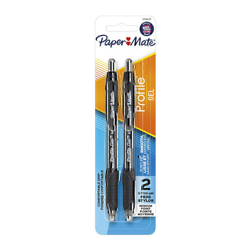 PM profiel intrekbare gelpen 0,7 mm 2pk (doos van 6)