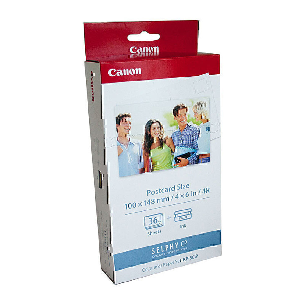 Canon Selphy CP Ink e Set di carta (4x6in)