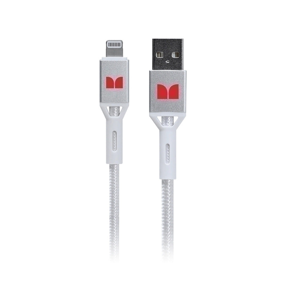 Monster Lightning til USB-A flettet kabel 1,2 m