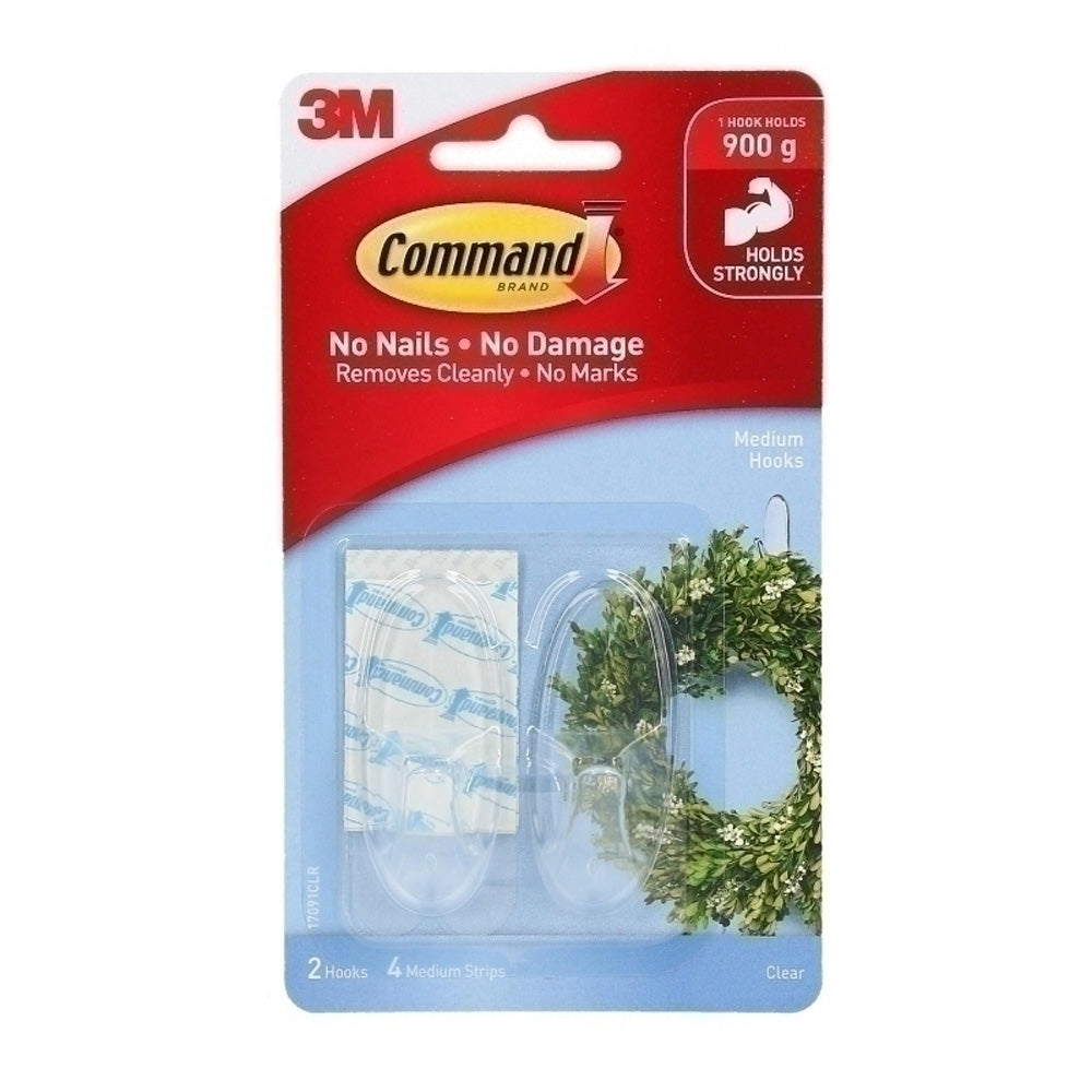 Kommando Clear Hooks 2pk (Box of 6)