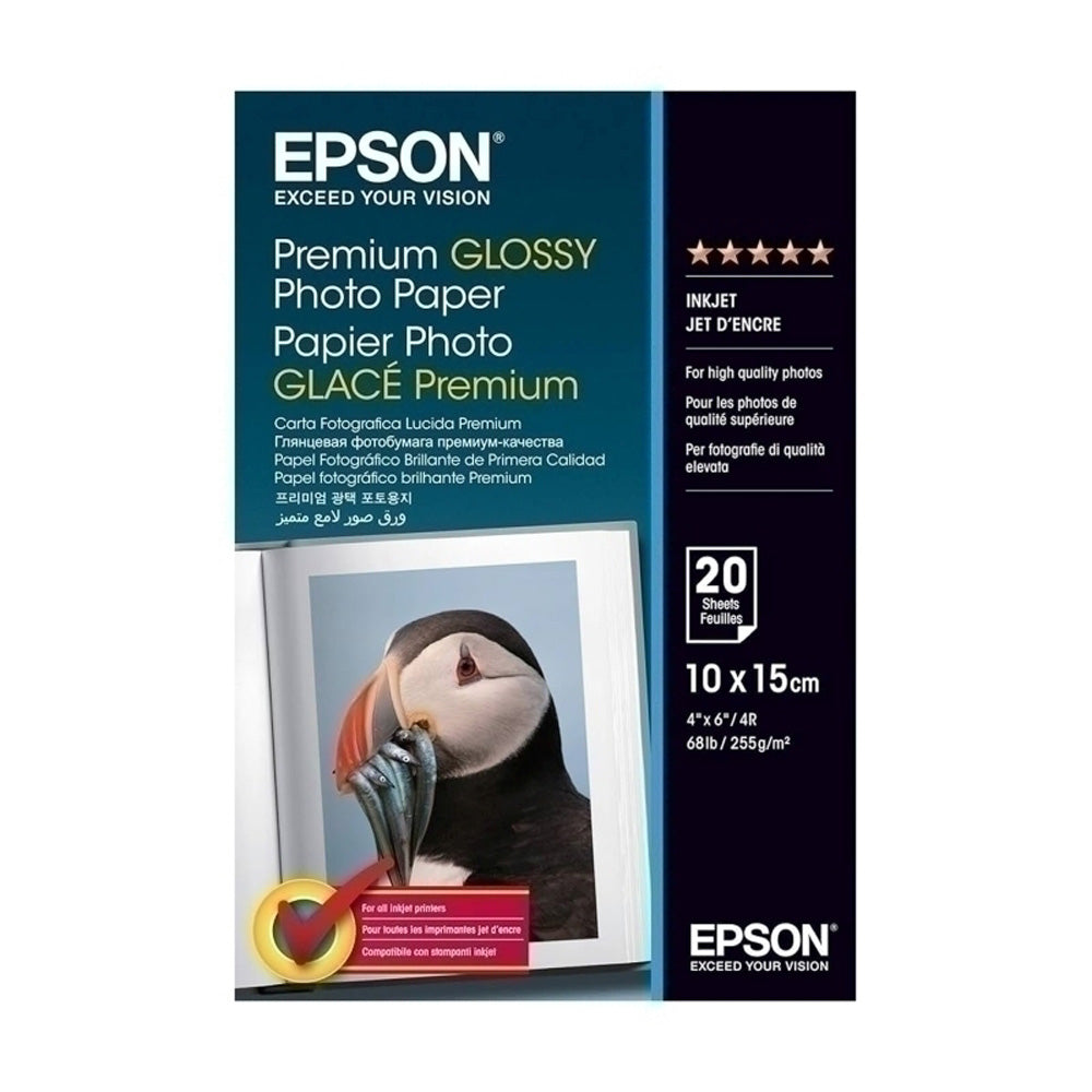 Epson Premium Glossy Photo Paper 20 stc