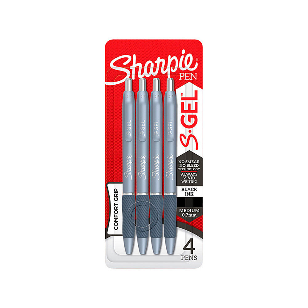 Sharpie Black Ink S-Gel Pen (boks med 6)