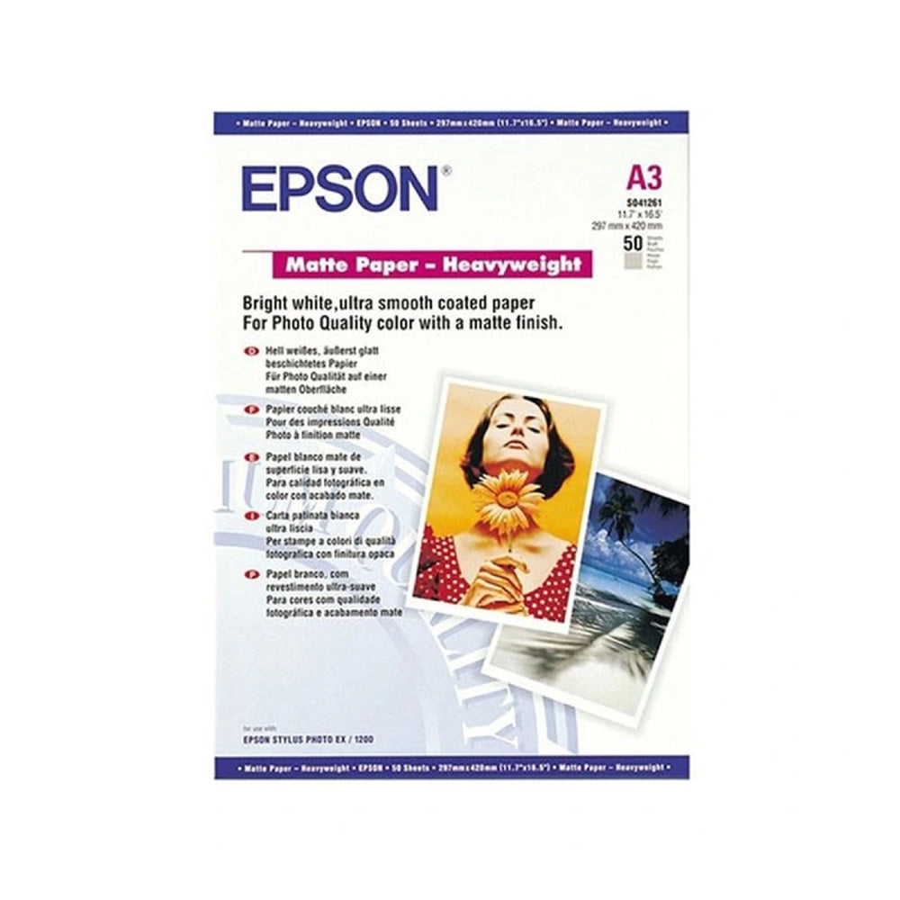 Papel de peso pesado epson fosco 50pc