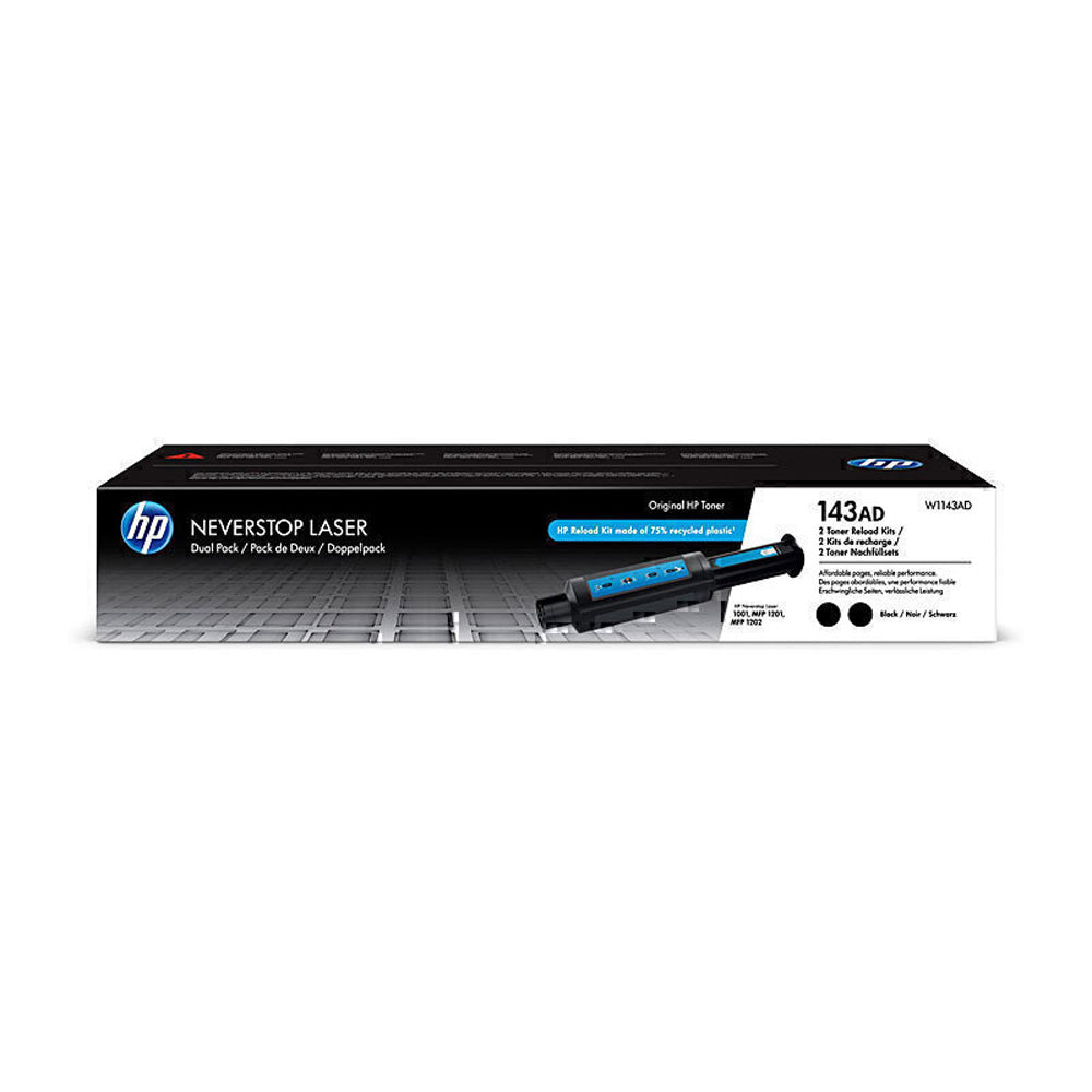 HP 143AD Toner Cartridge Twin Pack