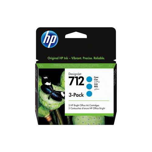 HP 712 Ink Cartridge 29mL 3pk