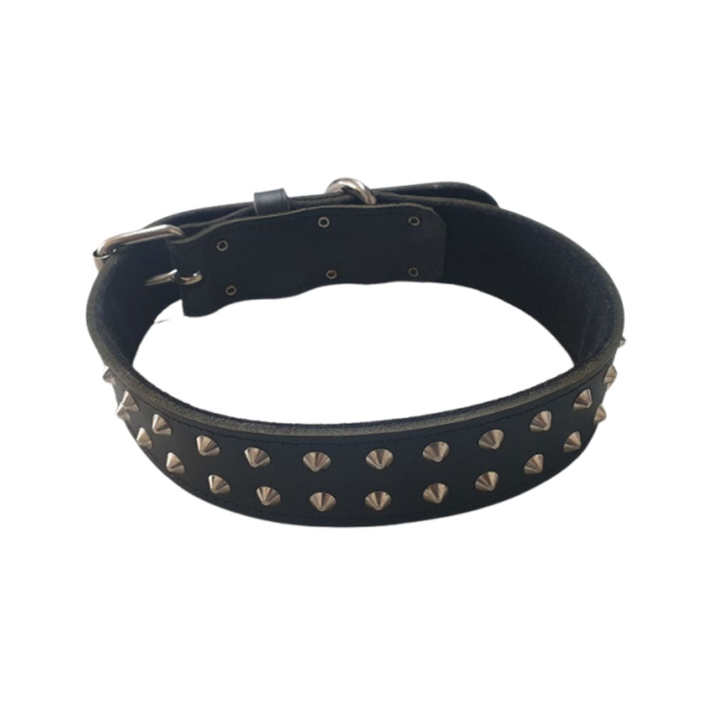 Collar de cuero Rottweiler