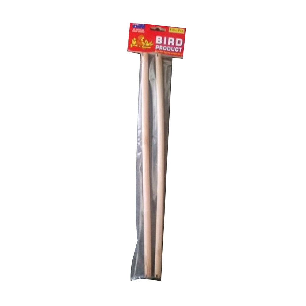 Houten vogelbaars 2pk