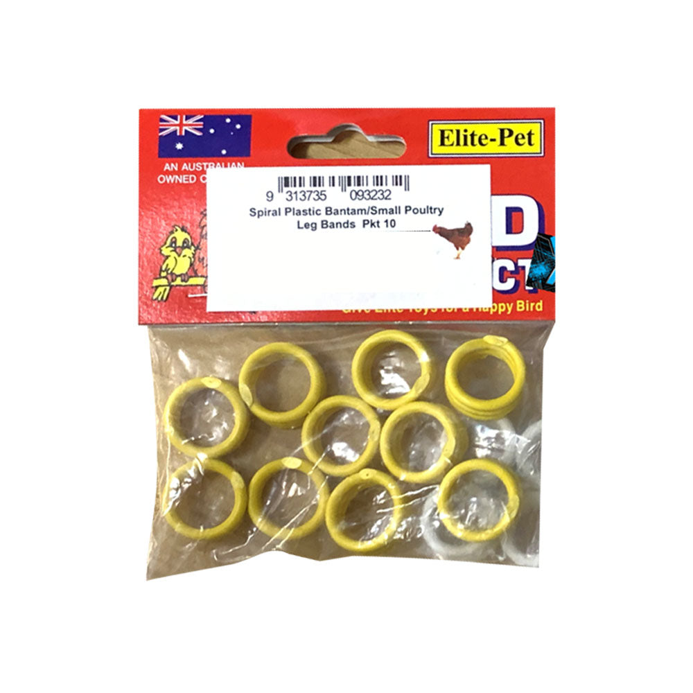 Elite kjæledyr plastben ring 10pk