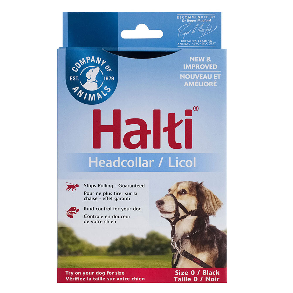 Collar Halti Dog Head (negro)