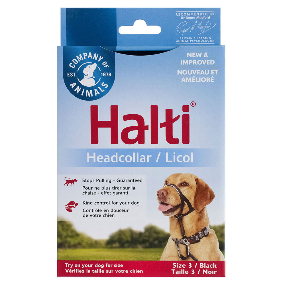 Halti Dog Head Collar (preto)