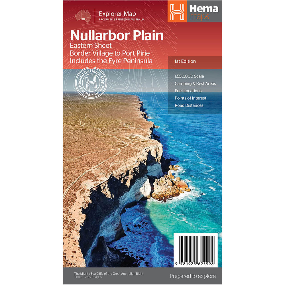 Hema Nullarbor Mapa simple