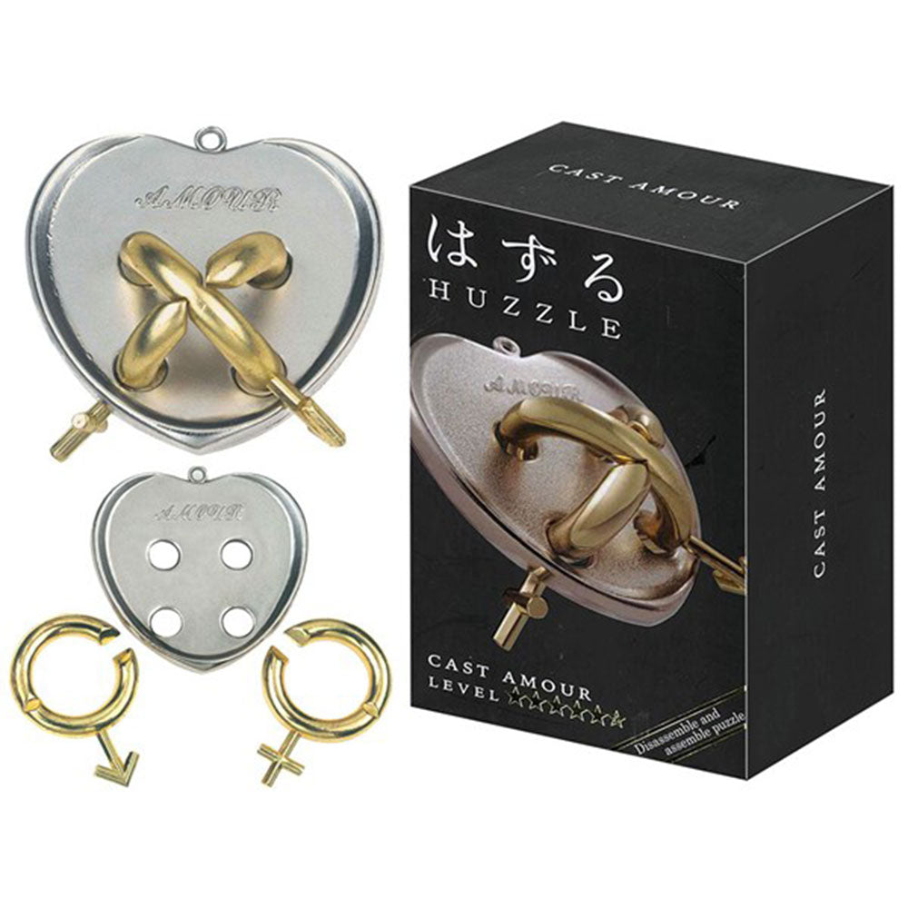 Hanayama L5 kastede Huzzle Brain Teaser -puslespil