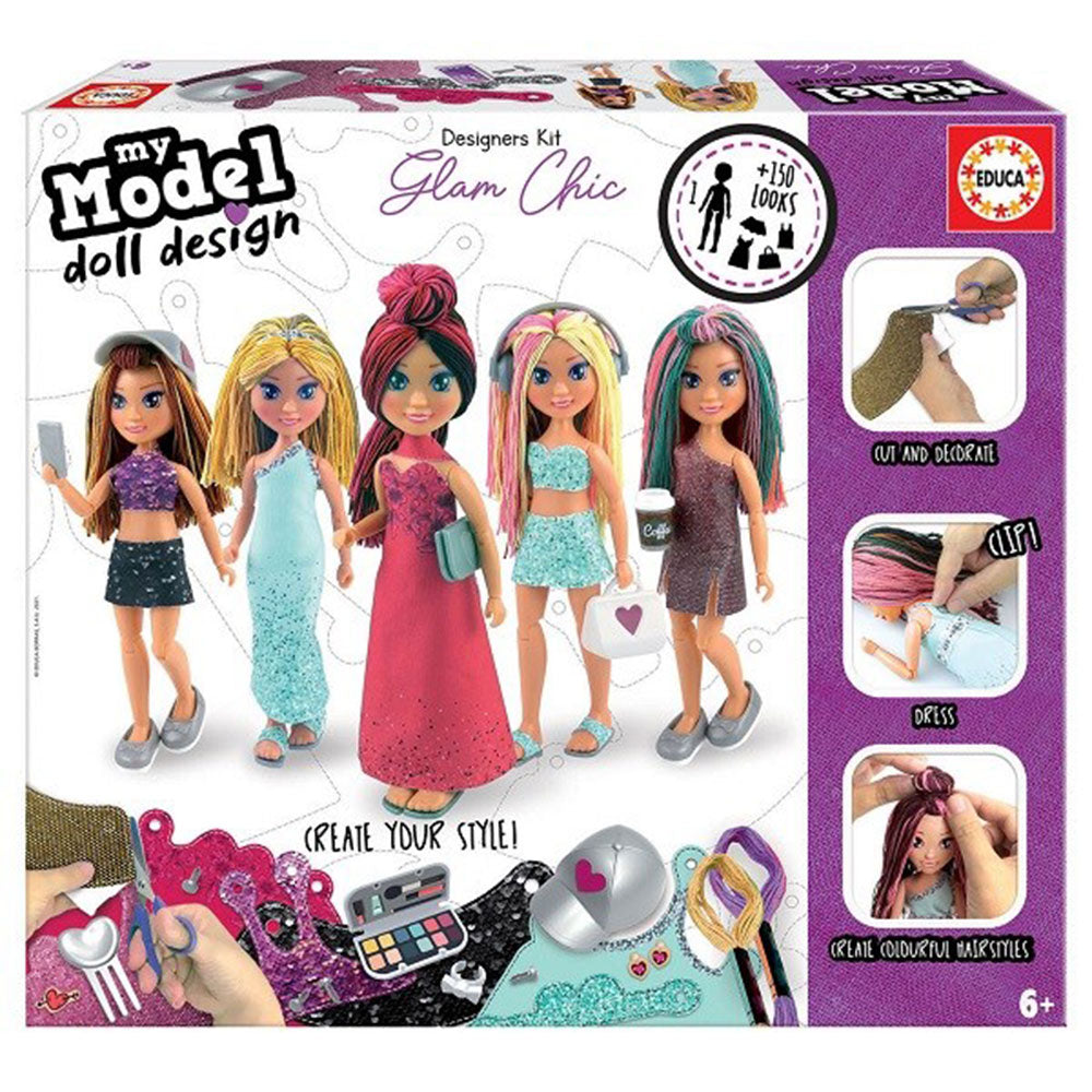 Educa My Model Doll Glam Chic