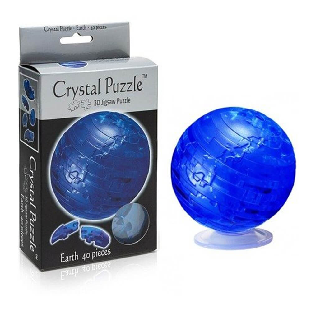 Puzzle de cristal 3D Tierra azul