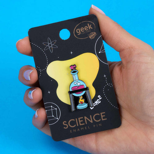 Bunsen Burner Enamel Pin