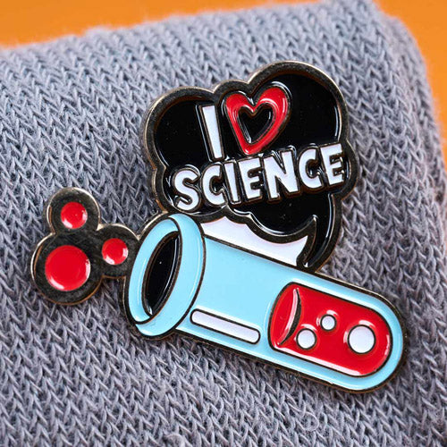 Test Tube Enamel Pin