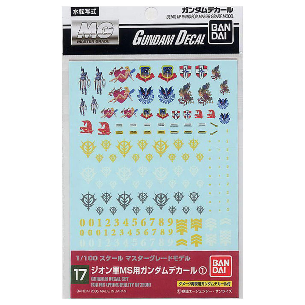 Gundam Master Grade Multius Decal