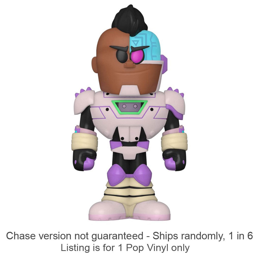 Teen Titans Go! Cyborg Vinyl Soda Chase Ships 1 in 6