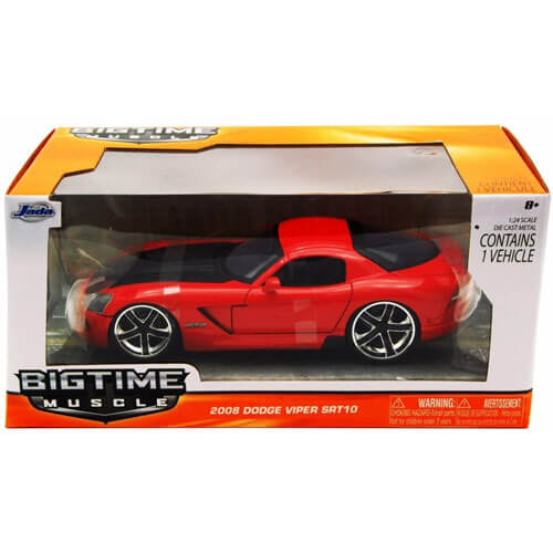 Big Time Muscle 2008 Dodge Viper SRT10 1:24 Scale