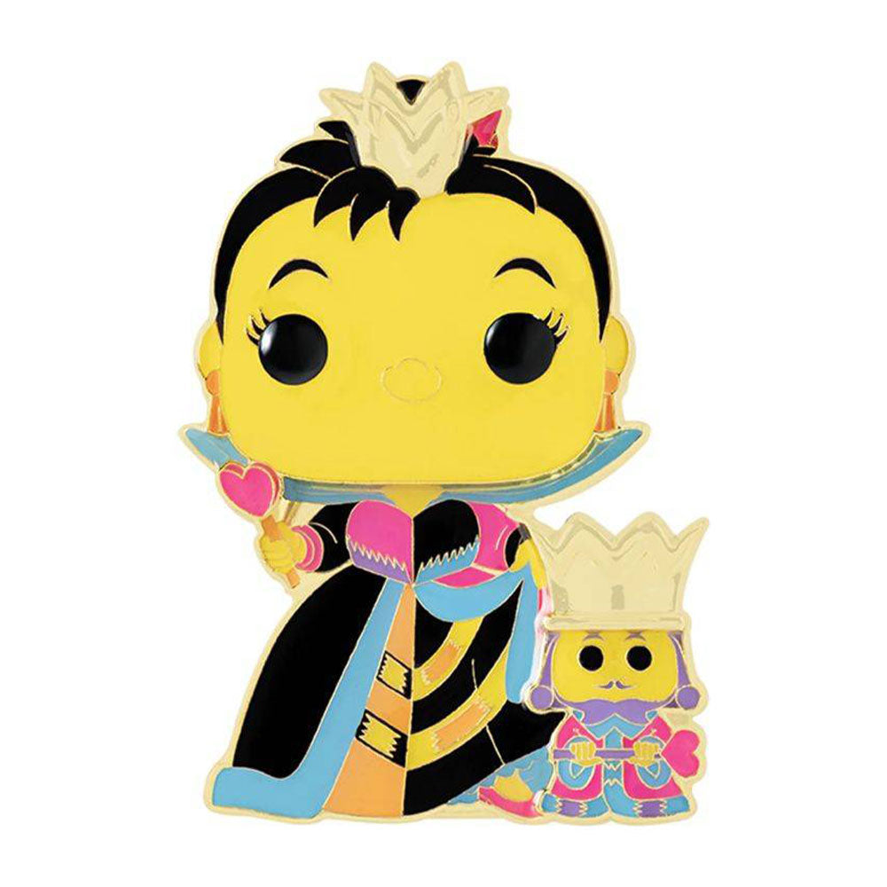 Alice in Wonderland Queen & King Glow Blacklight Pop! Pin