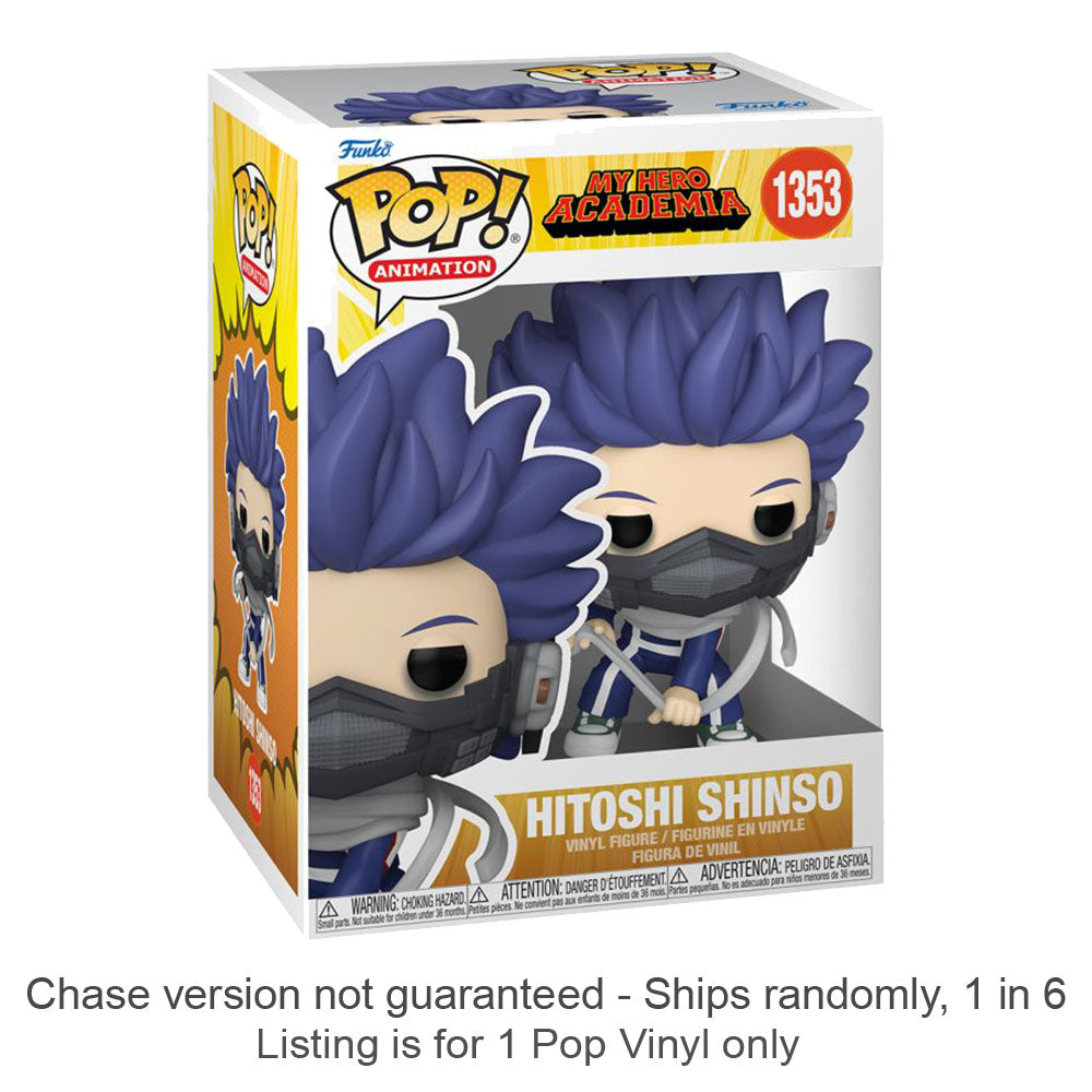 My Hero Academia Hitoshi Shinso Pop! Vnyl Chase Ships 1 in 6