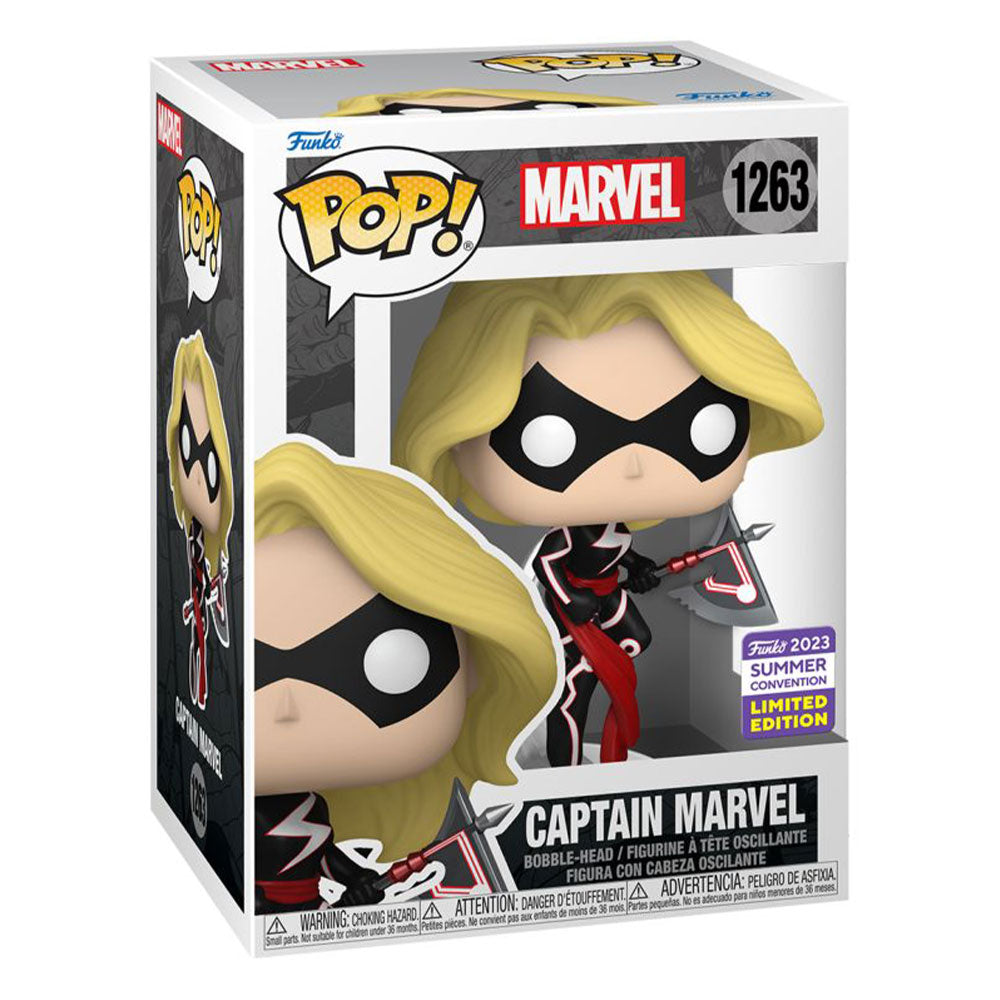 Captain Marvel with Axe SDCC 2023 US Exclusive Pop! Vinyl